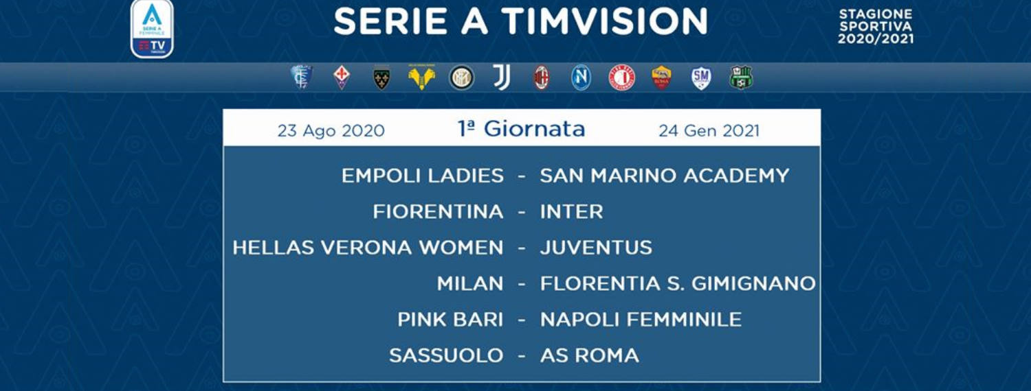 Femminile: la Serie A dell'Academy parte da Empoli